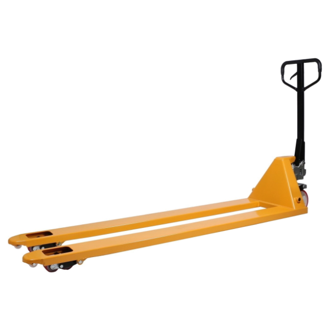 Heavy Duty Long  540mm X 2000mm X 85mm 3,000kg capacity manual handling Pallet Truck